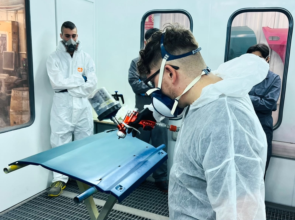 Sagola en classe : formation pratique à Burgos et SagolaSPRAY™ au PFITech