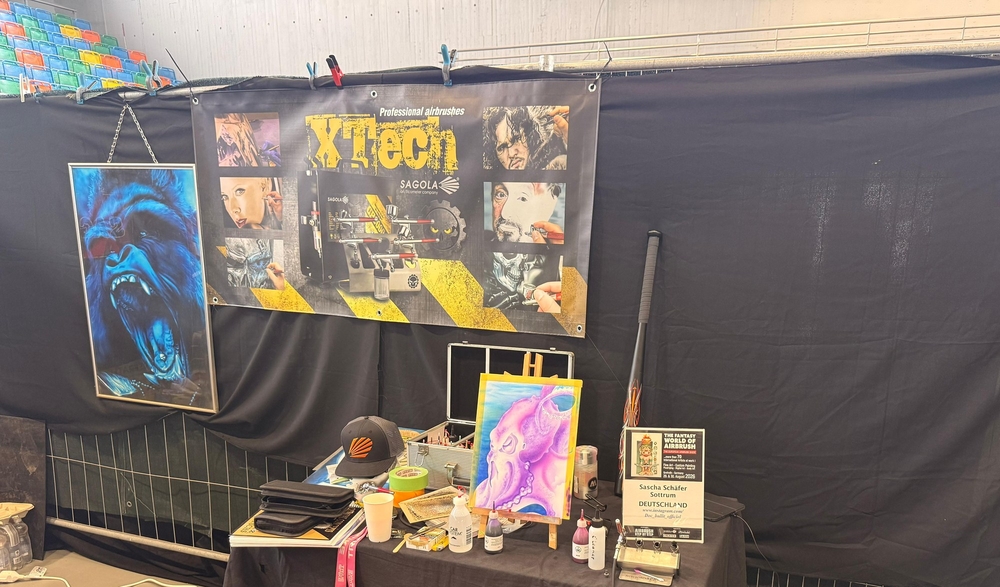 Sagola vuelve a The Fantasy World of Airbrush con la gama Sagola XTech