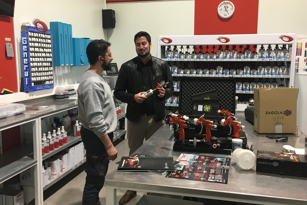 Sagola products at the General Paint training center