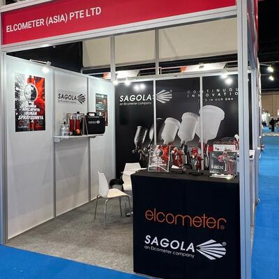 Sagola à la première Automechanika Jakarta, avec Elcometer Asia